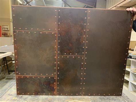 rustic copper sheet metal|weathered rustic metal panels.